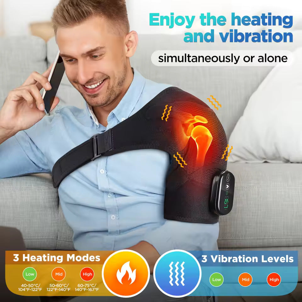 Heated Shoulder Massage Wrap