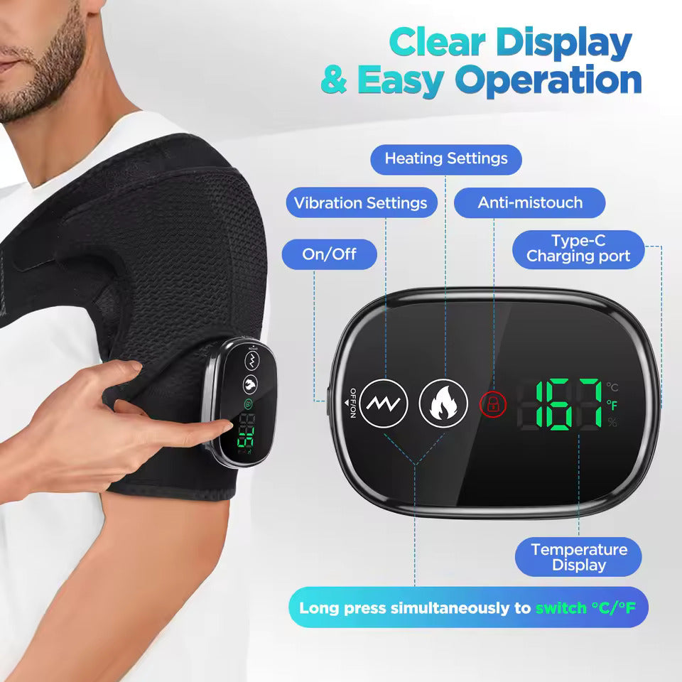 Heated Shoulder Massage Wrap
