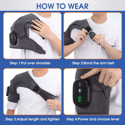 Heated Shoulder Massage Wrap